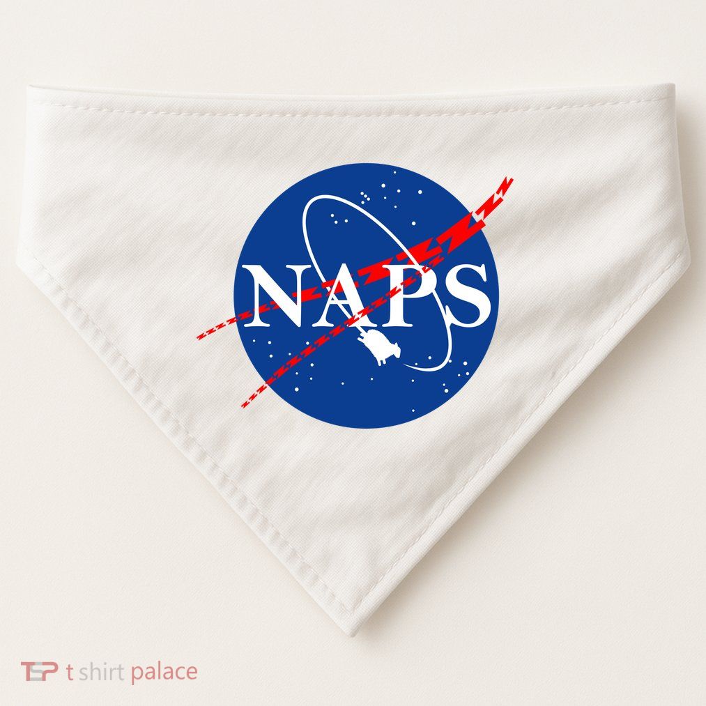 NAPS Space Parody Logo USA-Made Doggie Bandana