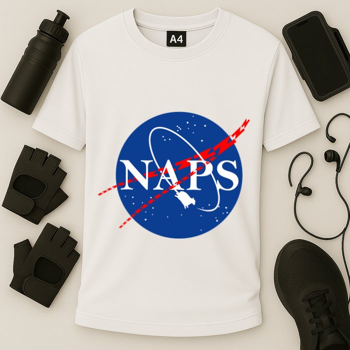 NAPS Space Parody Logo Cooling Performance Crew T-Shirt
