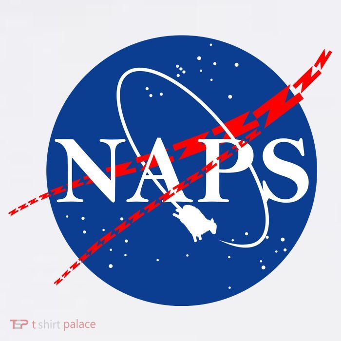 NAPS Space Parody Logo T-Shirt