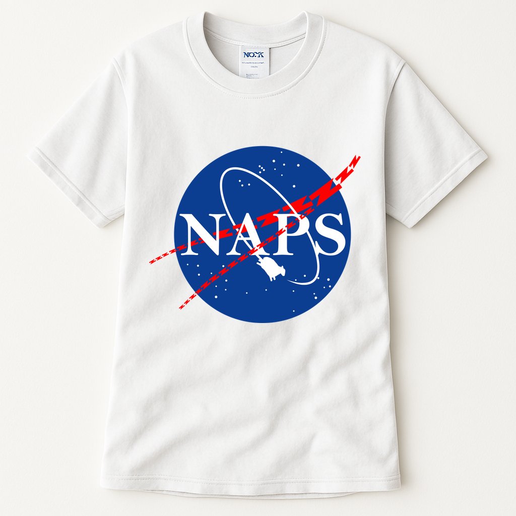 NAPS Space Parody Logo Tall T-Shirt