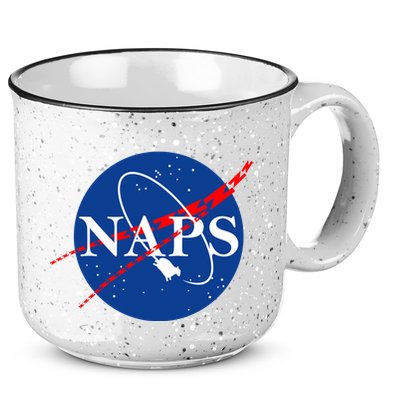 NAPS Space Parody Logo 15oz Campfire Ceramic Mug