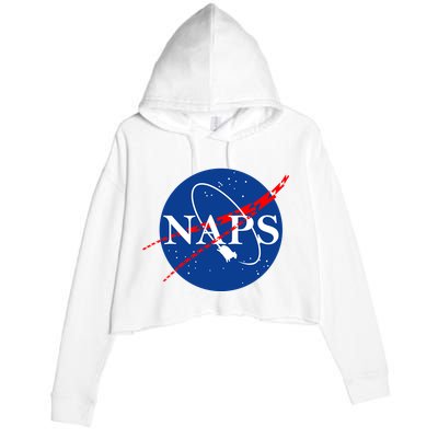 NAPS Space Parody Logo Crop Fleece Hoodie