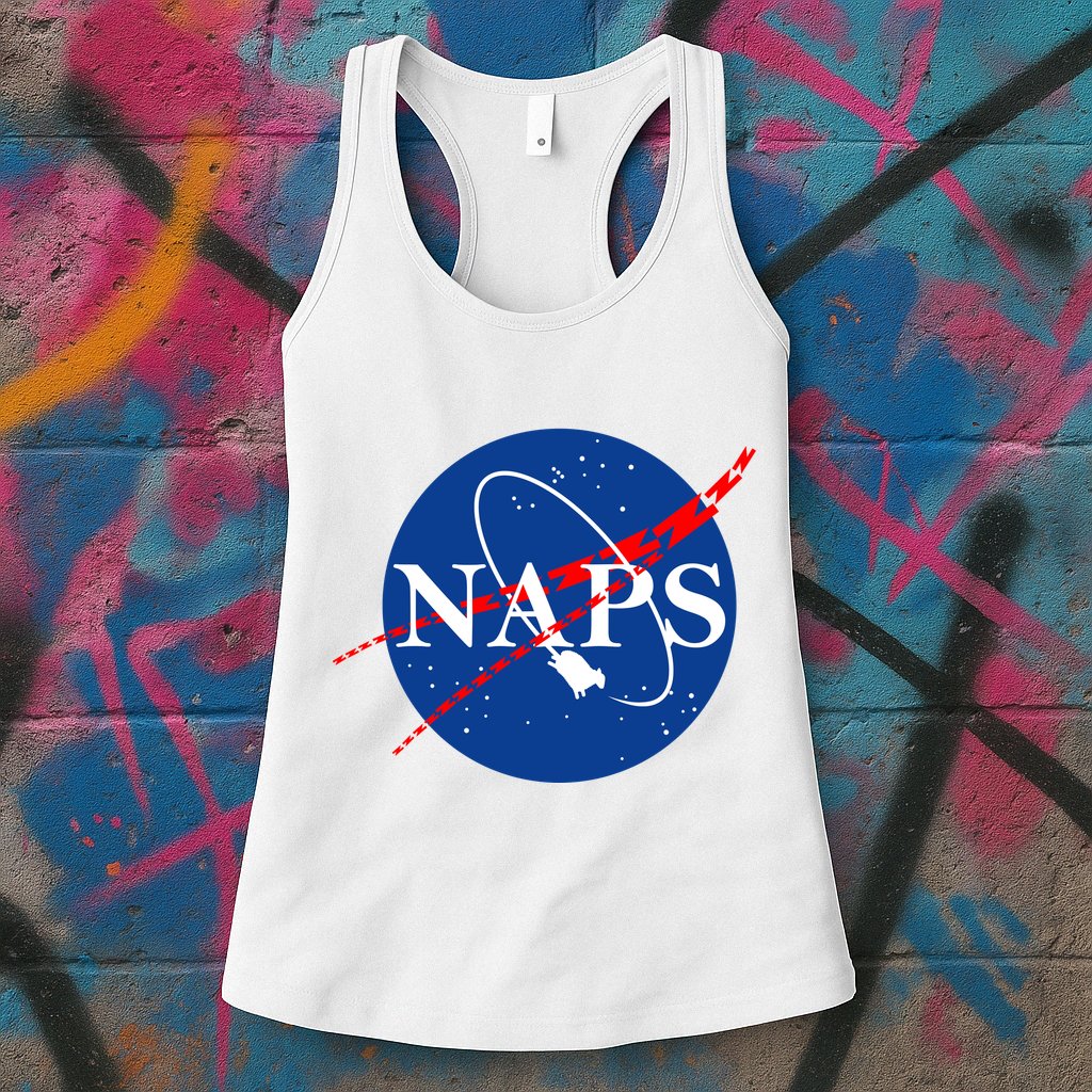 NAPS Space Parody Logo Womens Tank Top