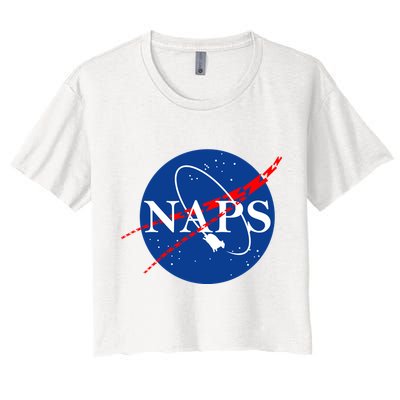 NAPS Space Parody Logo Crop Top