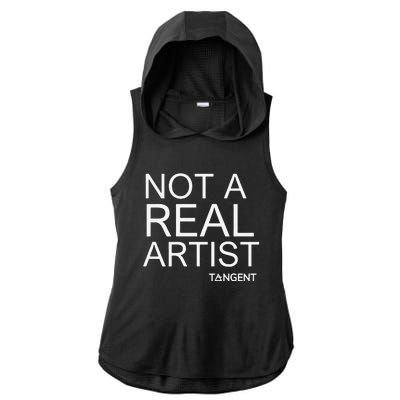 Not A Real Artist Ai Evangelist Ladies PosiCharge Tri-Blend Wicking Draft Hoodie Tank