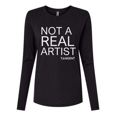 Not A Real Artist Ai Evangelist Womens Cotton Relaxed Long Sleeve T-Shirt