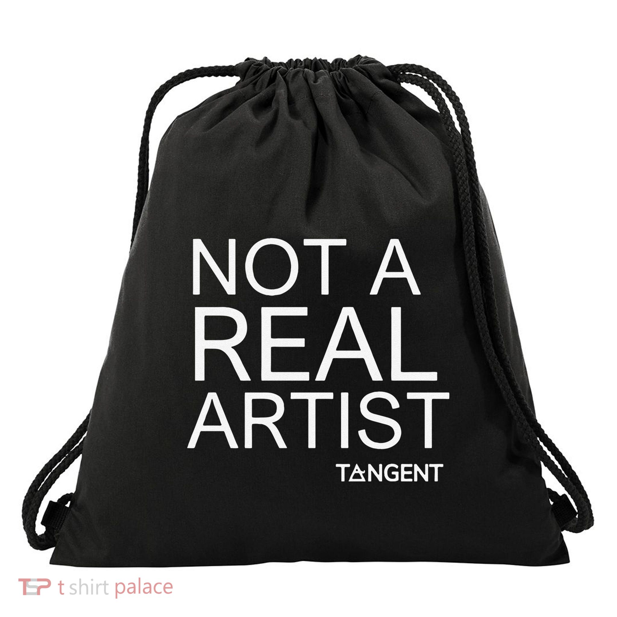 Not A Real Artist Ai Evangelist Drawstring Bag