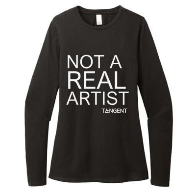 Not A Real Artist Ai Evangelist Womens CVC Long Sleeve Shirt