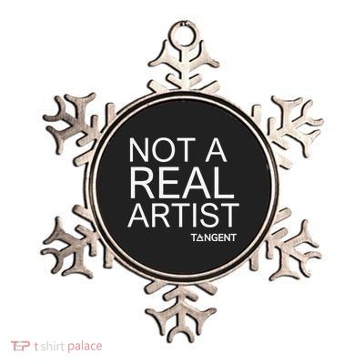 Not A Real Artist Ai Evangelist Metallic Star Ornament