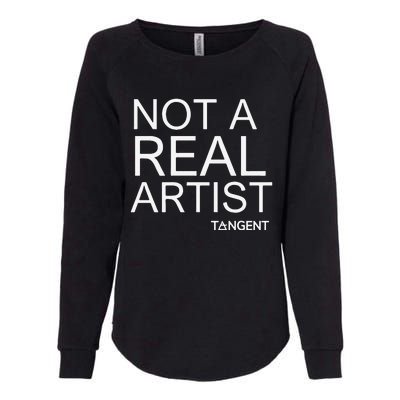 Not A Real Artist Ai Evangelist Womens California Wash Sweatshirt