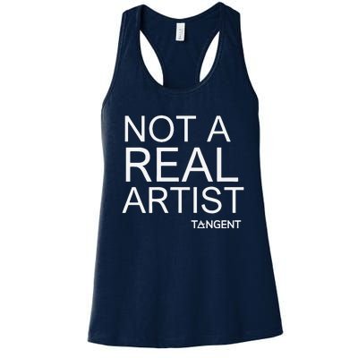 Not A Real Artist Ai Evangelist Women's Racerback Tank