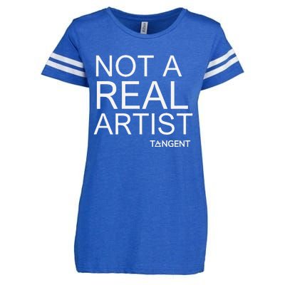 Not A Real Artist Ai Evangelist Enza Ladies Jersey Football T-Shirt