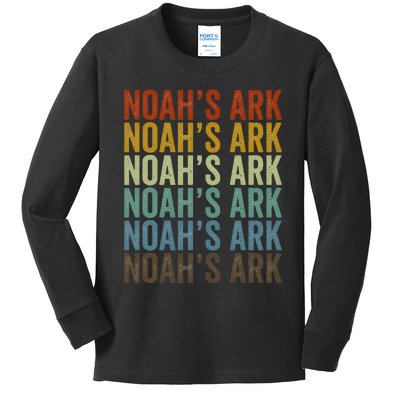 NoahS Ark Retro Kids Long Sleeve Shirt