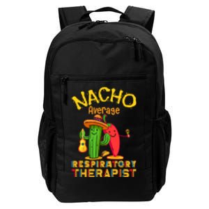 Nacho Average Respiratory Therapist RT Asthma Cinco De Mayo Daily Commute Backpack