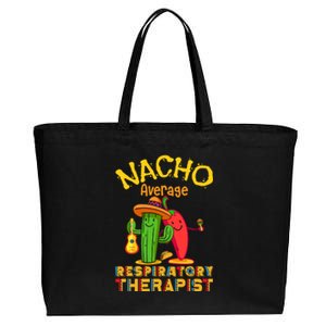 Nacho Average Respiratory Therapist RT Asthma Cinco De Mayo Cotton Canvas Jumbo Tote