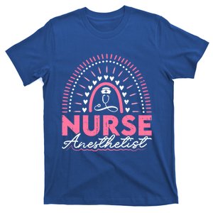 Nurse Anesthetist Rainbow Registered Nurse Gift T-Shirt