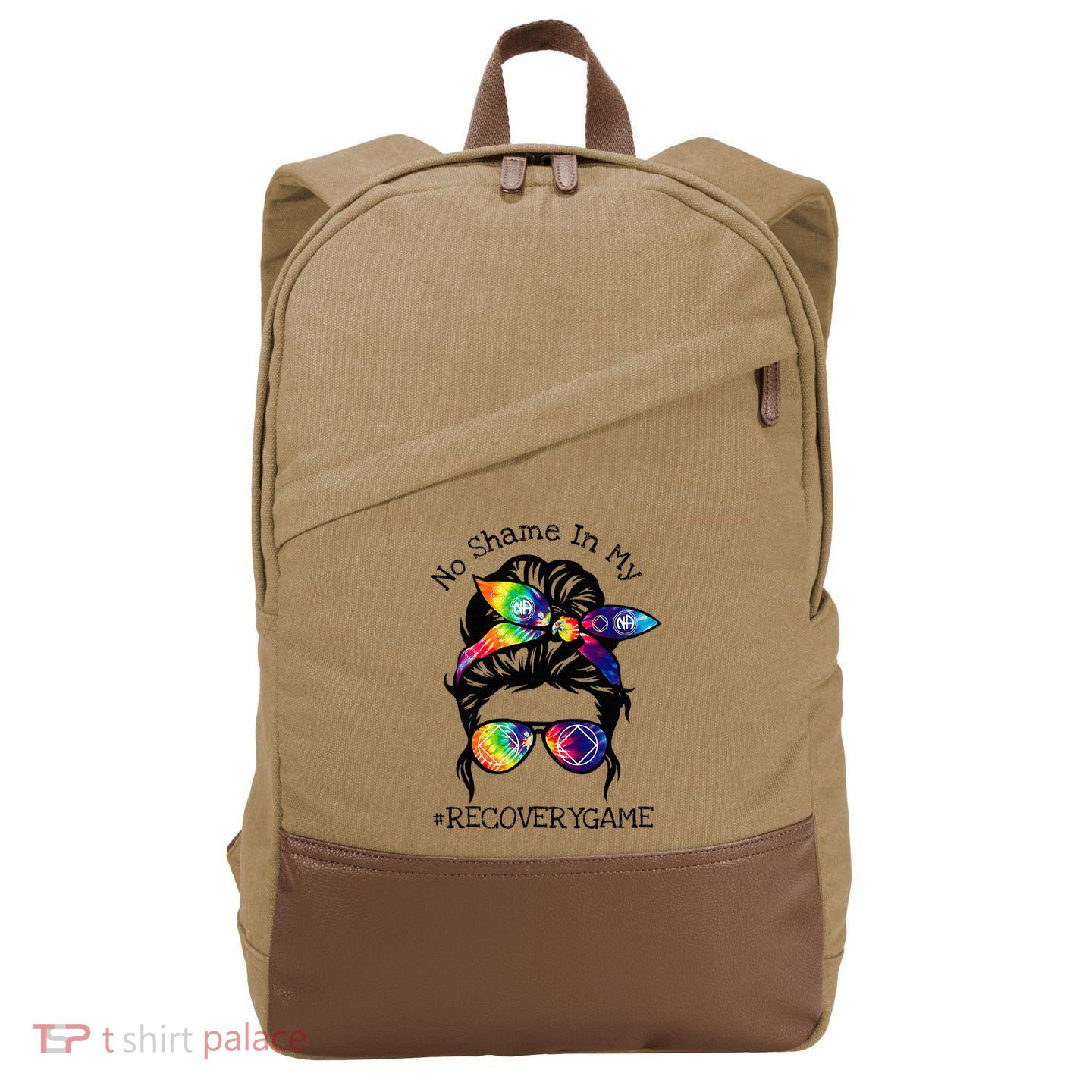 Narcotics Anonymous Sobriety Gifts Aa Na Cotton Canvas Backpack