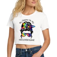 Narcotics Anonymous Sobriety Gifts Aa Na Crop Top