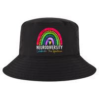 Neurodiversity Autism Spectrum ASD ADHD Rainbow Boho Cool Comfort Performance Bucket Hat