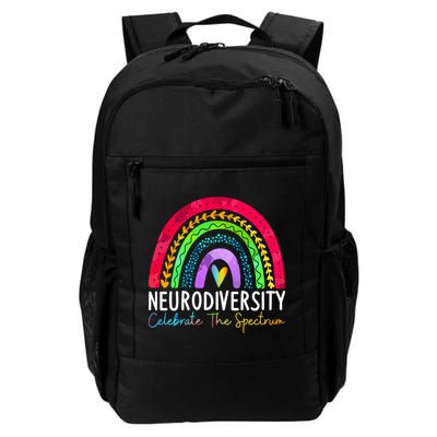 Neurodiversity Autism Spectrum ASD ADHD Rainbow Boho Backpack