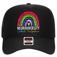 Neurodiversity Autism Spectrum ASD ADHD Rainbow Boho Hat