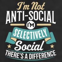 Not Antisocial, Sarcastic Humor, Sarcasm 11oz C Handle Ceramic Mug