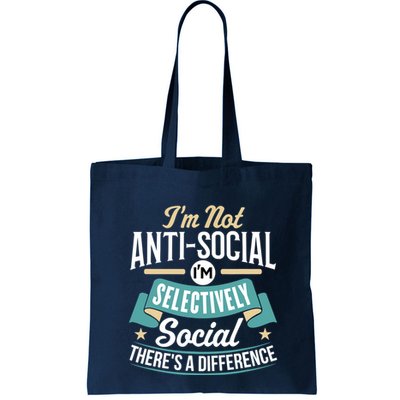 Not Antisocial, Sarcastic Humor, Sarcasm Bag