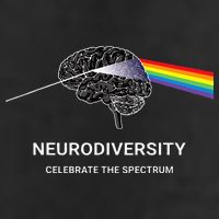 Neurodiversity Autism Spectrum ASD ADHD Rainbow Brain Tumbler