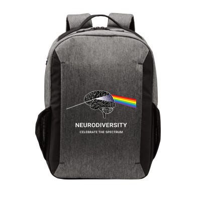 Neurodiversity Autism Spectrum ASD ADHD Rainbow Brain Vector Backpack