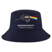 Neurodiversity Autism Spectrum ASD ADHD Rainbow Brain Cool Comfort Performance Bucket Hat