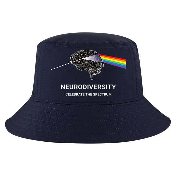 Neurodiversity Autism Spectrum ASD ADHD Rainbow Brain Cool Comfort Performance Bucket Hat