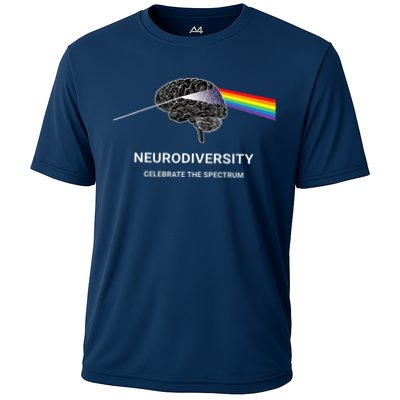 Neurodiversity Autism Spectrum ASD ADHD Rainbow Brain Performance Shirt
