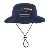 Neurodiversity Autism Spectrum ASD ADHD Rainbow Brain Bucket Hat