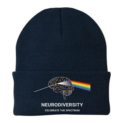 Neurodiversity Autism Spectrum ASD ADHD Rainbow Brain Beanie