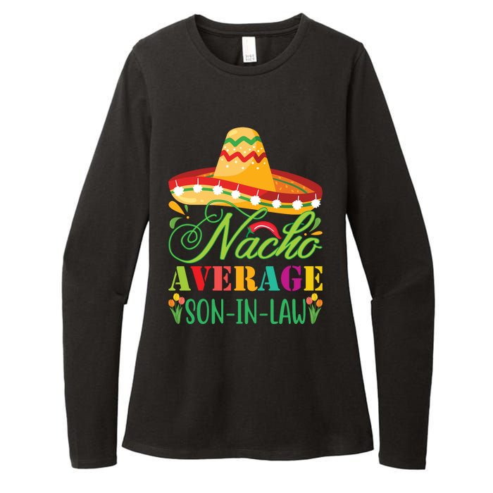 Nacho Average Son In Law Womens CVC Long Sleeve Shirt