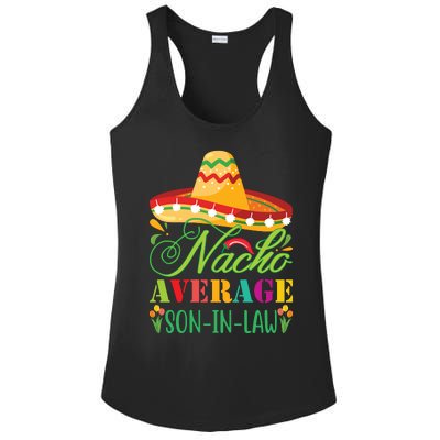 Nacho Average Son In Law Ladies PosiCharge Competitor Racerback Tank