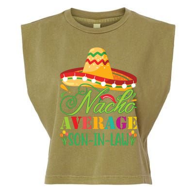 Nacho Average Son In Law Garment-Dyed Women's Muscle Tee