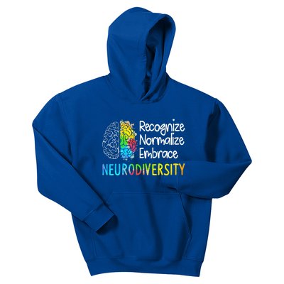 Neurodiversity Autism Spectrum Asd Adhd Brain Kids Hoodie