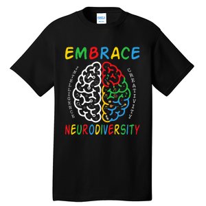 Neurodiversity Autism Spectrum ASD ADHD Tall T-Shirt