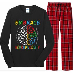 Neurodiversity Autism Spectrum ASD ADHD Long Sleeve Pajama Set