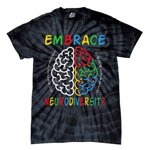 Neurodiversity Autism Spectrum ASD ADHD Tie-Dye T-Shirt