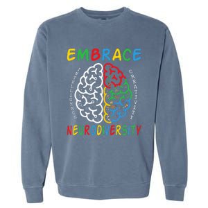 Neurodiversity Autism Spectrum ASD ADHD Garment-Dyed Sweatshirt