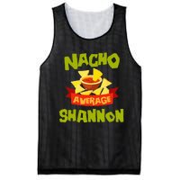 NACHO AVERAGE SHANNON Funny Birthday Personalized Name Gift Mesh Reversible Basketball Jersey Tank