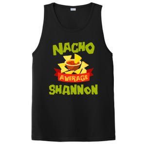 NACHO AVERAGE SHANNON Funny Birthday Personalized Name Gift PosiCharge Competitor Tank