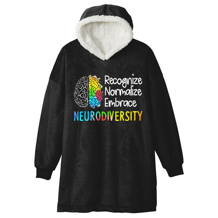 Neurodiversity Autism Spectrum Asd Adhd Hooded Wearable Blanket