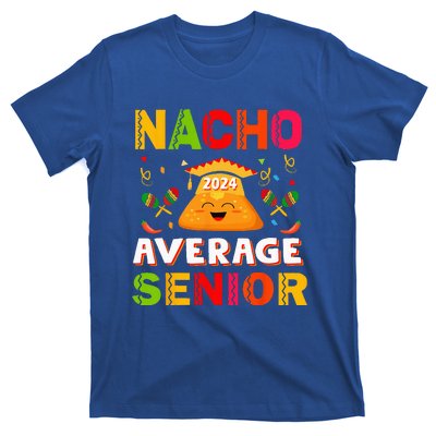 Nacho Average Senior Class Of 2024 Mexican Seniors School T-Shirt