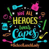 Not All Superheroes Wear Capes Lunch Lady Cafeteria Worker City Backpack