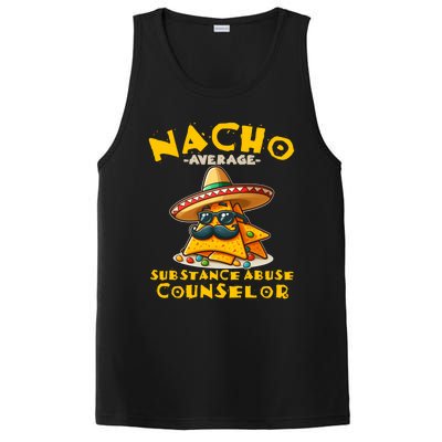 Nacho Average Substance Abuse Counselor Funny Mexican Fiesta Great Gift PosiCharge Competitor Tank