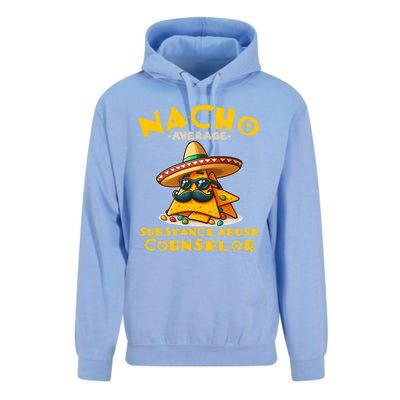 Nacho Average Substance Abuse Counselor Funny Mexican Fiesta Great Gift Unisex Surf Hoodie