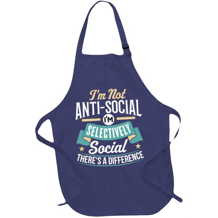 Not Antisocial, Sarcastic Humor, Sarcasm Apron